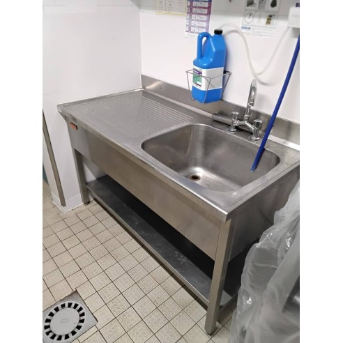 Bac de lavage pour crudités 140×85×70 cm – Réemploi