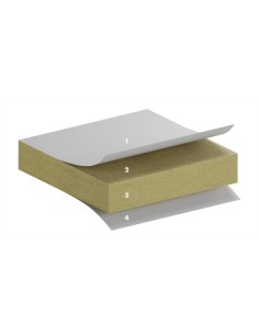 Dalles de plafond suspendus Eurocoustic Bord A 40 mm