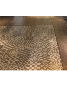 Sol souple PVC à motif carreaux de ciment 2