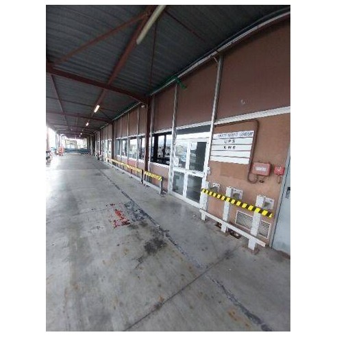 Support métallique pour lisse de protection