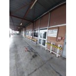 Support métallique pour lisse de protection