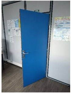 Porte bois âme pleine