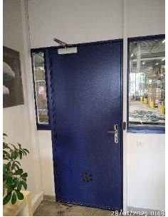 Porte bois âme pleine 2