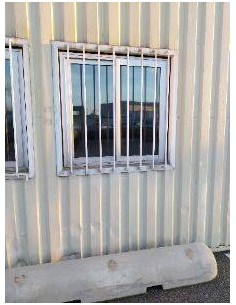 Bloc fenêtre alu 2 vantaux