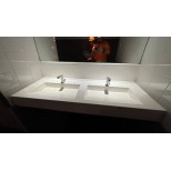 Double vasque encastrée