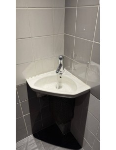 Vasque simple PMR d'angle