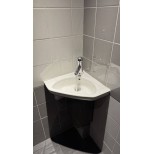 Vasque simple PMR d'angle