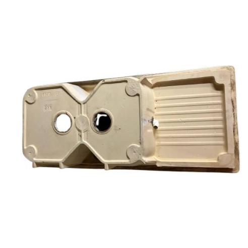 Evier à encastrer 2 bacs avec égouttoir